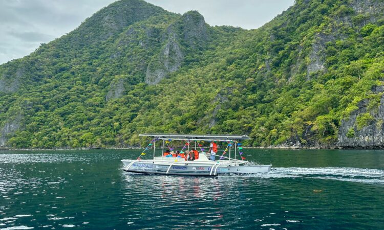 Solar-powered boat Adlao Azul made its maiden voyage in the waters of Coron, Palawan on November 8.