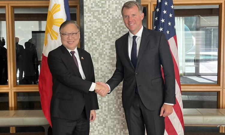 Left: Philippine Secretary of Information and Communications Technology Ivan John Uy (left) and U.S. Ambassador at Large for Cyberspace and Digital Policy Nathaniel Fick (right) lead the inaugural U.S.-Philippines Cyber-Digital Policy Dialogue in Washington, D.C. on July 15 and 16.