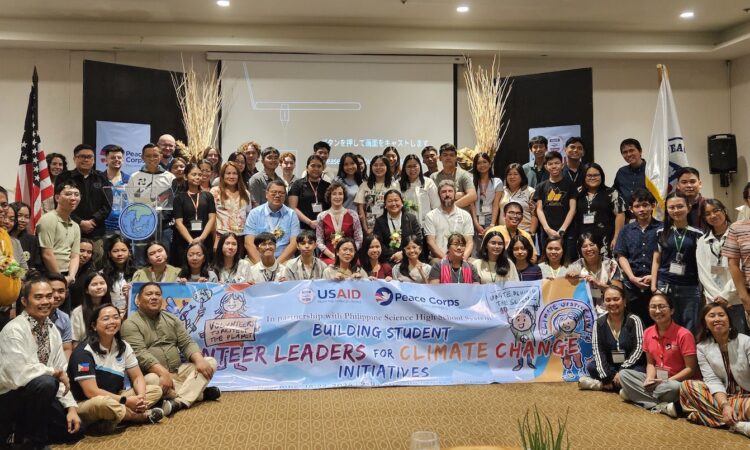 Students and faculty from Philippine Science High School campuses across the country gather at a U.S. Peace Corps-sponsored training in Iloilo City to design and implement climate change solutions for their communities.